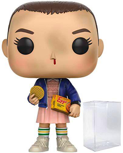 POP [Stranger Things] - Eleven with Eggos Funko Pop! Figura de vinilo (empaquetado con funda protectora compatible con Pop Box)