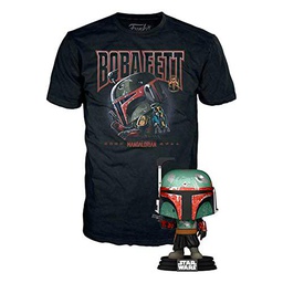 Funko 63390 Pop &amp; tee: Star Wars - Boba Fett- Large