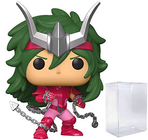 Saint [Seiya]: Knights of The Zodiac - Andrómeda Shun Funko Pop! Figura de vinilo con funda protectora compatible con Pop Box)