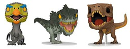 Funko Pop! Jurassic World Dominion: Dinosaur 3-Pack Exclusive Vinyl Figures