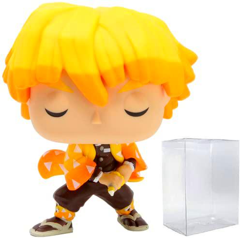 Demon Slayer - Zenitsu Agatsuma Funko Pop! Vinyl Figure (Bundled with Compatible Pop Box Protector Case)