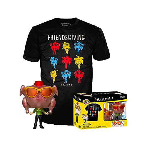 Funko Pop &amp; tee: Friends- Monica w/Turkey- Medium