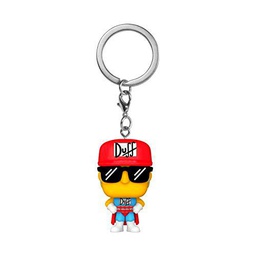 Funko- Pop Keychains The Simpsons Duffman Juguete coleccionable