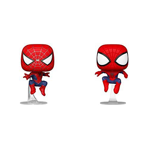 Funko Pop Marvel: Spider Man: No Way Home S3 - Leaping SM2 &amp; Pop Marvel: Spider Man: No Way Home S3