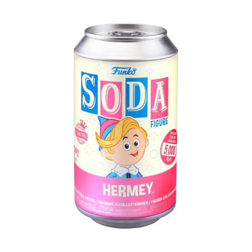 Funko Vinyl Soda: Rudolph- Hermey w/Chase(IE) 1 in 6 Chance of Receiving a Chase Variant (Styles May Vary), 58717