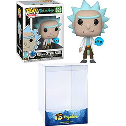 Rick with Crystal Skull: Funk o Pop! Animation Vinyl Figure Bundle with 1 Compatible 'ToysDiva' Graphic Protector (692