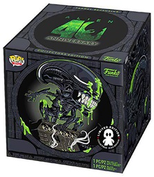 Set Figura Pop &amp; tee Alien 40 Aniversario Xenomorph Exclusive M