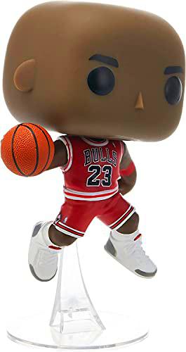 Michael Jordan [Bulls]: Funko POP! Basketball Vinyl Figure &amp; 1 POP! Compatible PET Plastic Graphical Protector Bundle [#054 / 36890