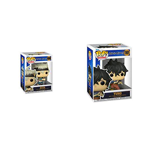 Funko 59239 Pop Animation: Black Clover- Asta &amp; 60698 Pop Animation: Black Clover- Yuno