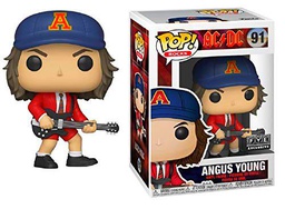 Funko Pop! Rocks: AC DC - Figura de vinilo exclusivo de Angus Young Red Suit