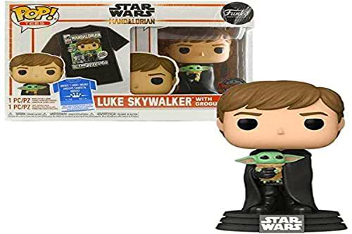 Funko Pop! &amp; tee: Mandalorian - Luke with Child - XL