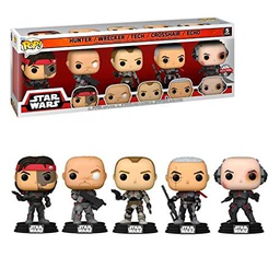 Funko Figura Pop! Star Wars Hunter | Wrecker | Tech | Crossair | Echo (The Bad Batch) Pack-5 | 57263