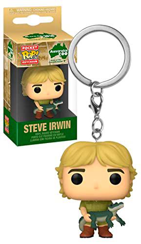 Funko Pop! Keychain: Crocodile Hunter-Steve Irwin - Collectable Vinilo Mini Figure Llavero Novedoso