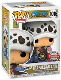 Funko Pop One Piece Trafalgar D. Water Law w/ Heart Chase Figure (AAA Anime Exclusive)