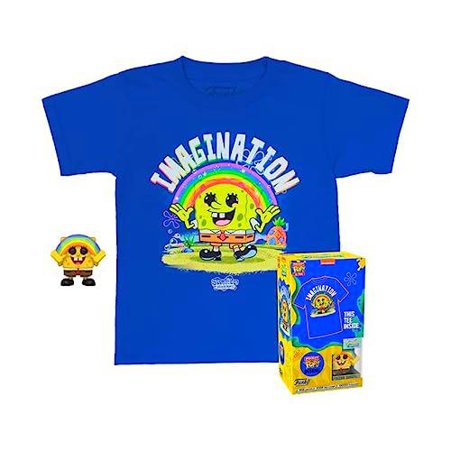 Funko Pocket Pop! &amp; tee: Spongebob Squarepants - SB with Rainbow