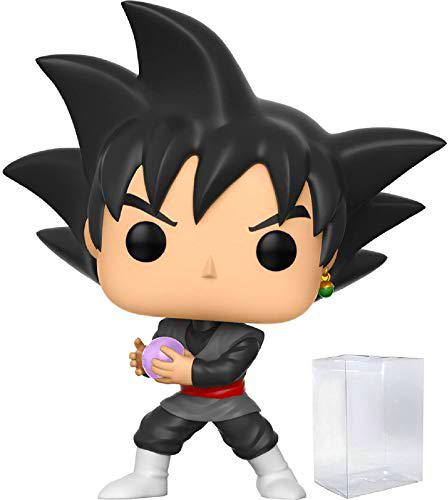 Funko Pop! Anime: Dragon Ball Super - Figura de vinilo negro Goku (con funda protectora de caja de pop)