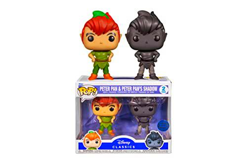 Funko Disney Peter Pan Pack 2 Pop! Vinilo Figuras Peter Pan w/Shadow 9 cm