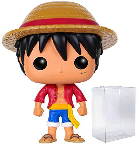 Funko Pop! Anime: One Piece - Monkey D. Luffy Vinyl Figure (Bundled with Pop BOX PROTECTOR CASE)