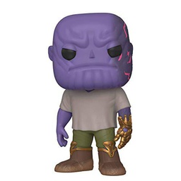 Funko- Pop Marvel: Endgame-Casual Thanos w/Gauntlet Collectible Toy