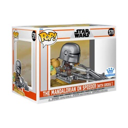 POP! Rides Deluxe: Mando on Speeder (Star Wars: The Mandalorian) Special Edition