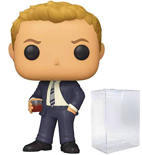 Funko Pop! TV: How I Met Your Mother - Figura de vinilo de Barney Stinson (con funda protectora de caja)