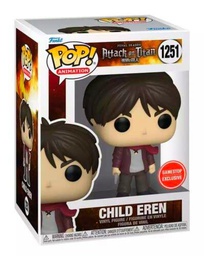 Funko Pop Attack on Titan Child Eren GameStop Exclusive 1251 Vinyl Figure