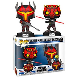 Funko POP Darth Maul &amp; GAR Saxon Glow Dark 2 Pack