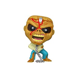 Funko- Pop Rocks: Iron Maiden-Piece of Mind (Skeleton Eddie) Collectible Toy