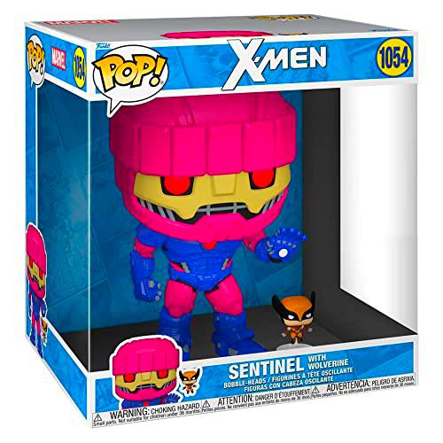 Funko Pop! Jumbo Marvel: X Men - Sentinel with Wolverine* (Special Edition) #1054 Bobble-Head Vinyl Figure