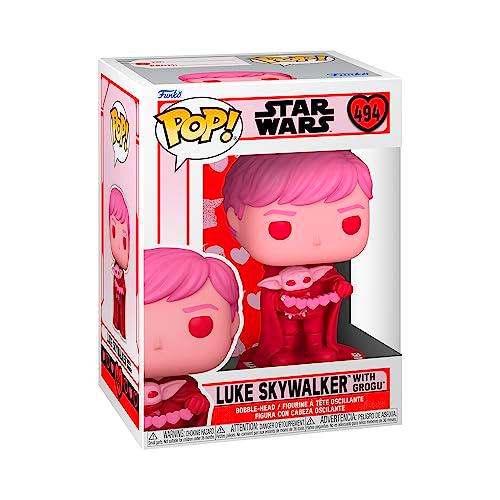 Funko Pop! Star Wars: Valentines - Luke Skywalker &amp; Grogu (The Child, Baby Yoda)