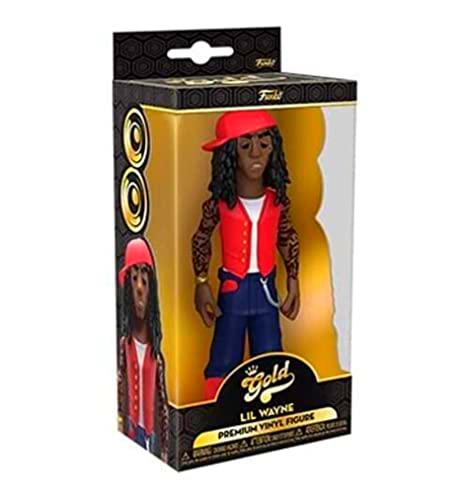 Funko Vinyl Gold 5&quot;: Lil Wayne - Figura de Acción de Vinilo Coleccionable