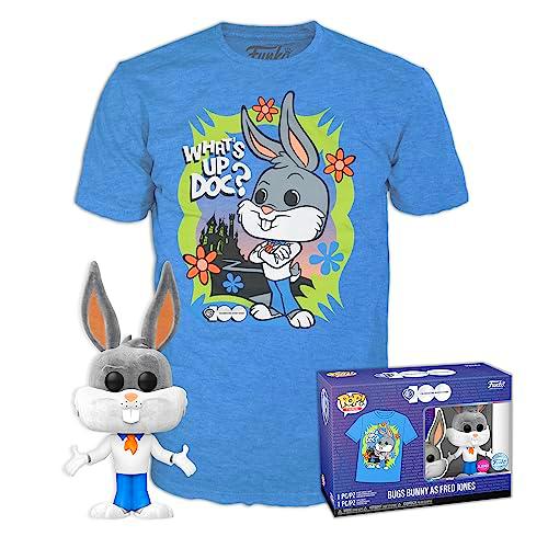 Loungefly Pop! &amp; tee: WB100 - Bugs Bunny As Fred - Rebaño XL