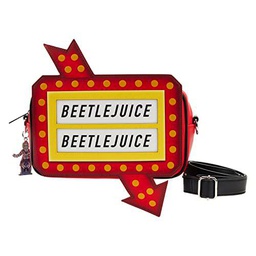 Funko Loungefly Beetlejuice Glow Graveyard Sign Bolsa Cruzada