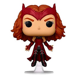 Marvel's WandaVision Scarlet Witch Flying Funko POP! Vinyl with a Funko Pop! Ecotek Box Protector