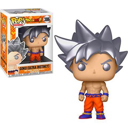 Funko Son Goku [Ultra Instinct]: Dragonball Super x POP! Animation Vinyl Figure &amp; 1 PET Plastic Graphical Protector Bundle [#386 / 31633