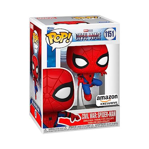 Funko Pop! Marvel: Civil War Construye una Escena - Spider-Man