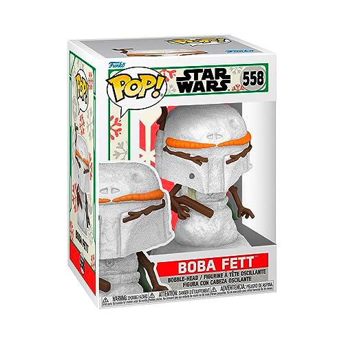 Funko Pop! Star Wars: Holiday - Boba Fett - Muñeco de Nieve