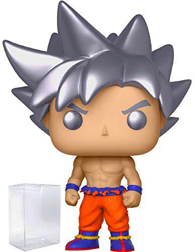 Funko Pop! Anime: Dragonball Super - Goku Ultra Instinct Form Funko Pop! Figura de vinilo (incluye funda protectora para caja de pop)