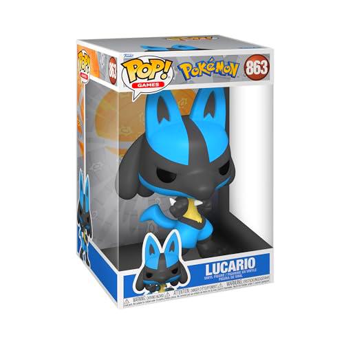 Funko Pop! Jumbo: Pokemon - Lucario - Figuras Miniaturas Coleccionables para Exhibición