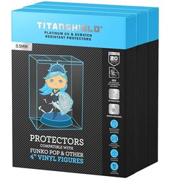 TitanShield Funda protectora de platino de 0,5 mm resistente a los rayos UV y a los arañazos compatible con Funko