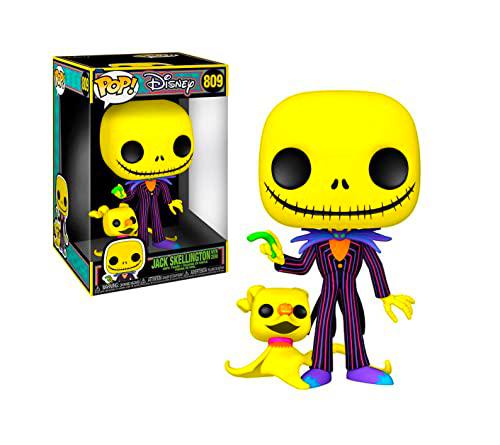 FUNKO POP! JUMBO: The Nightmare Before Christmas - Jack &amp; Zero (Blacklight)