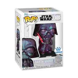 Funko ¡Pop! Star Wars: Darth Vader (facetado) #600 Funko Shop Exclusive Vinyl Figure Collectibles