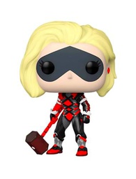 POP! Games Gotham Knights Harley Quinn - Figura de vinilo exclusiva con un protector pop compatible