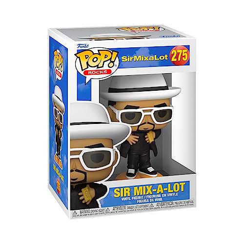 Funko Pop! Rocks: Sir Mix-A-Lot-Mix-A-Lot - Figura de Vinilo Coleccionable