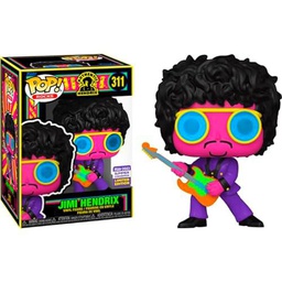 Funko Pop! Jimi Hendrix Blacklight 311 Summer Convention Limited 2023 (Shared Stickers)