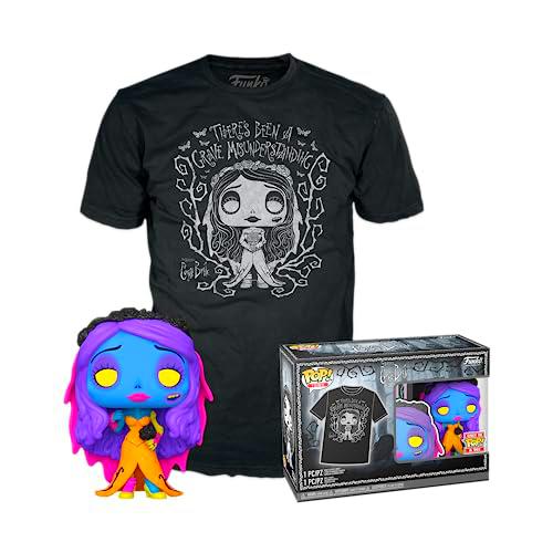 Funko Pop! &amp; tee: Corpse Bride - Emily - Luz Ultravioleta