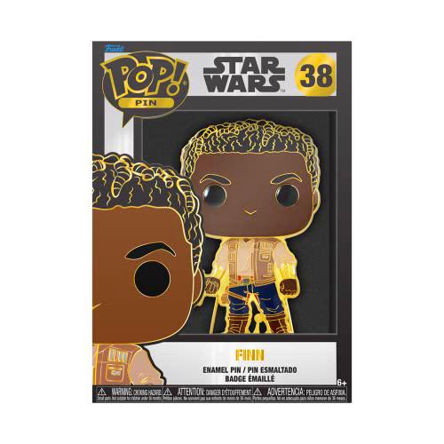 Funko Pop! Large Enamel Pin STAR WARS: Finn Pins de Esmalte- Broche Coleccionable