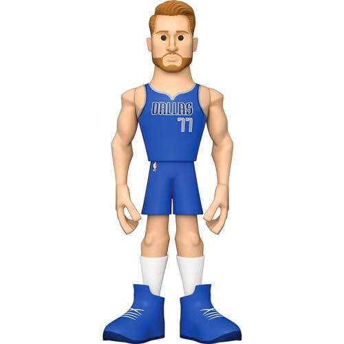 Funko Gold 12&quot; NBA: Mavericks - Luka Doncic - 1/6 de Probabilidades de Obtener la RARA Variante ChaseASE