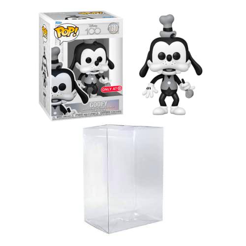 Funko POP! Disney 100 - Goofy Bundled con un protector de burbujas Byron Attic Pop