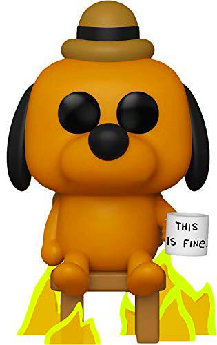 Figura de vinilo «This is Fine Dog» de Funko Pop! - Entertainment Earth Exclusive